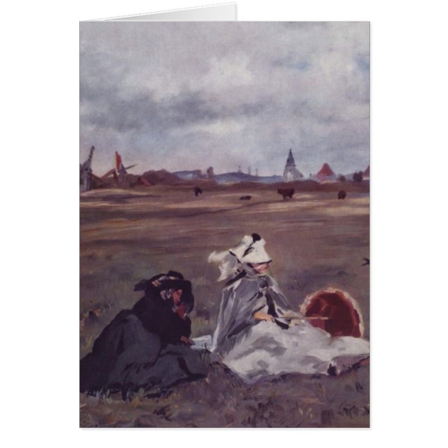 Svalor - Edouard Manet Hälsningskort (Framsidan)