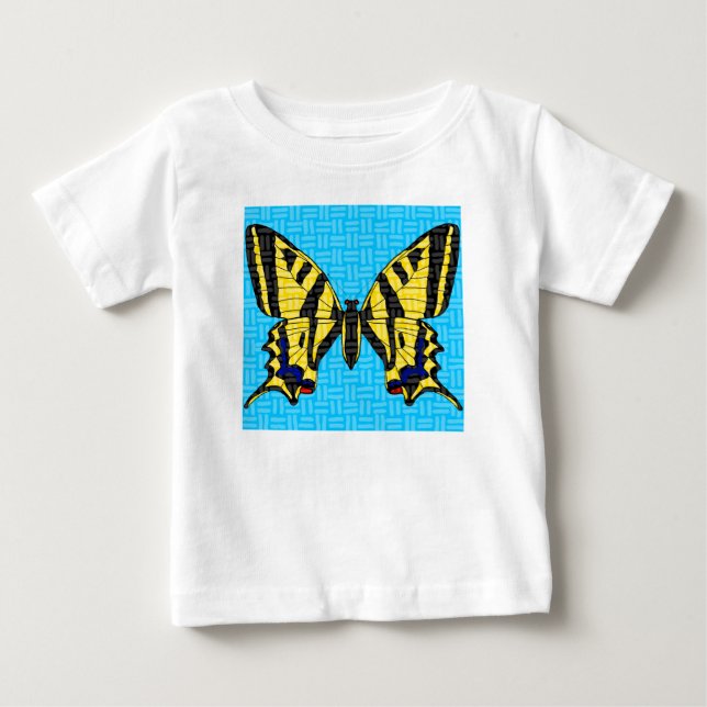 Svalstjärt (vit) - Baby T-Shirt (Framsida)