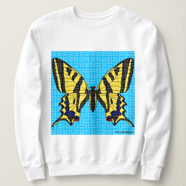 Svalstjärt (vit) - Kvinnors sweatshirt T Shirt (Design framsida)