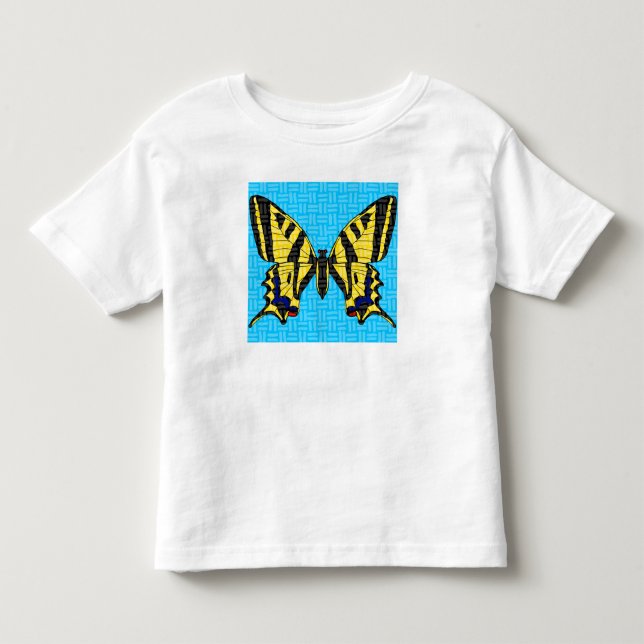 Svalstjärt (vit) - T-shirt för småbarn (Framsida)