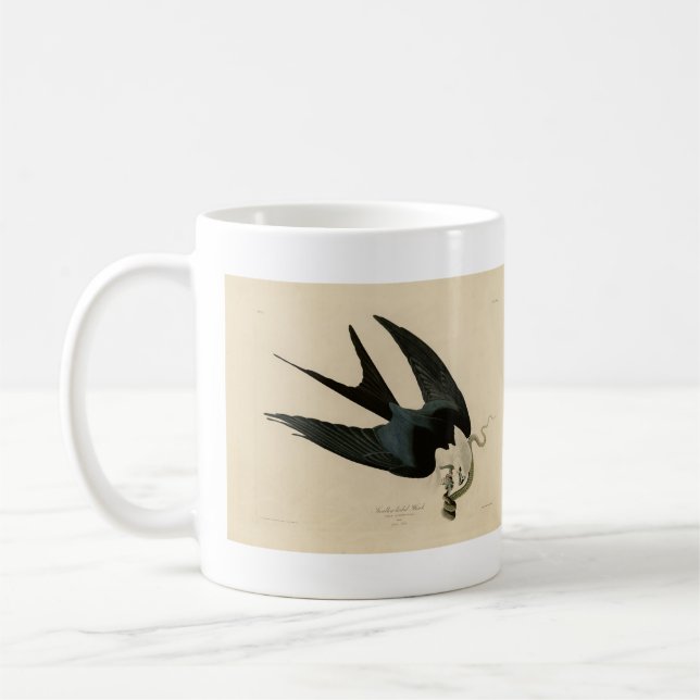 Svalt hawk - Audubon's Birds of America Kaffemugg (Vänster)