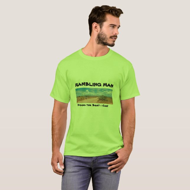 Svamla manen som gör det bäst kan jag! T-tröja T-shirt (Hel framsida)
