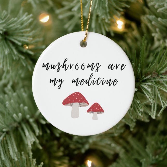 Svamp är min medicin Ornament (Träd)