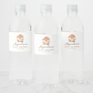Svamp Baby Shower Mat och Dryck Etikett Set