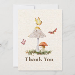 Svamp Butterflies Baby Shower Tack Kort