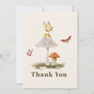Svamp Butterflies Baby Shower Tack Kort