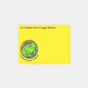 Svamp CreatFrog från Froggy Grund Post-it Block