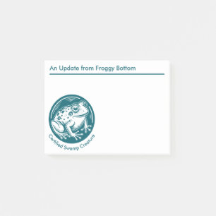 Svamp CreatFrog från Froggy Grund Post-it Block