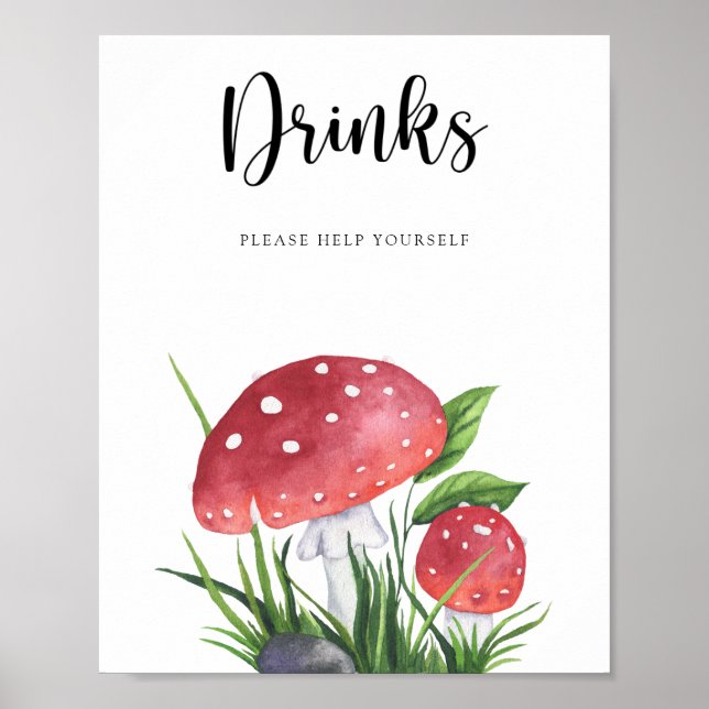 Svamp - Drycker, hjälp dig själv Poster (Framsidan)