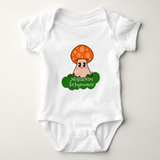Svamp för förbättring Söt Kawaii Rolig Svamp T Shirt