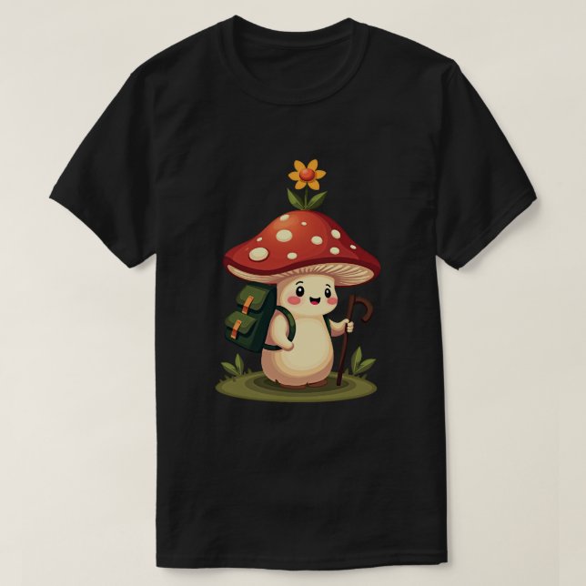 Svamp för vandring t shirt (Design framsida)