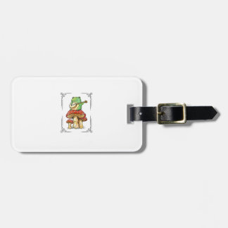 Svamp Groda Goblincore Mykologi Konstnärlig Design Bagagebricka