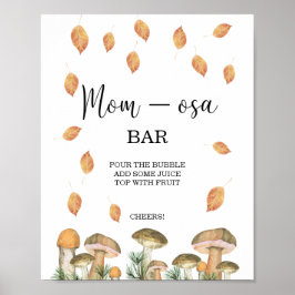Svamp höst Mon-osa bar Poster