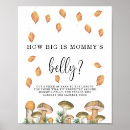 Svamp - hur stor är mammans mage spel poster