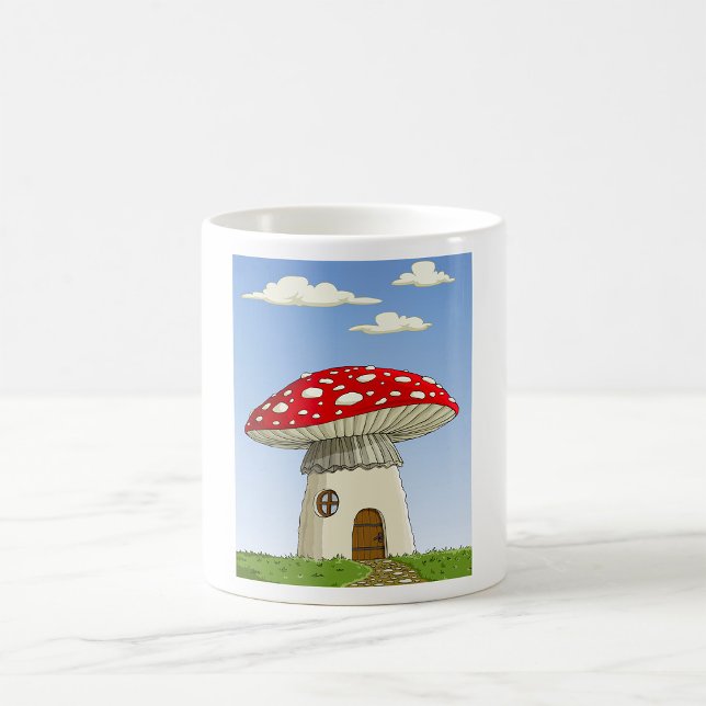 Svamp Hus Kaffe Mugg (Skapare uppladdad)