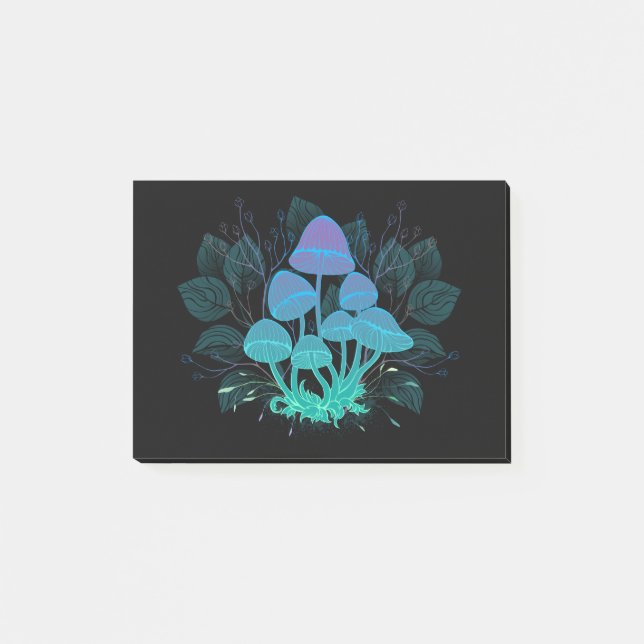 Svamp i buskar post-it block (Framsida)
