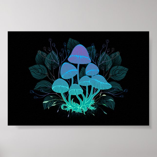 Svamp i buskar poster (Framsidan)