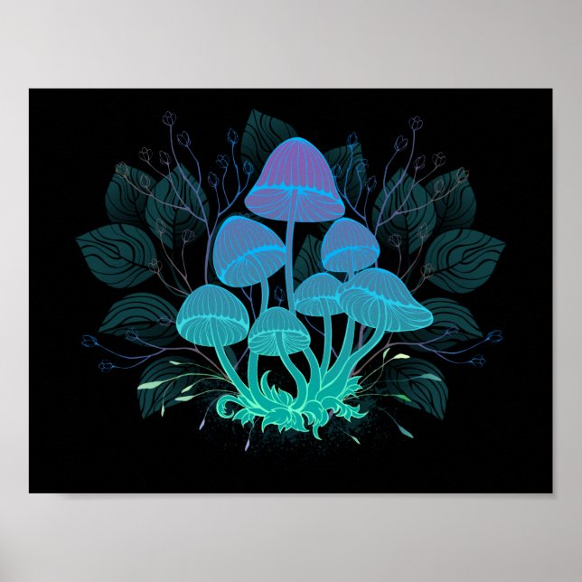 Svamp i buskar poster (Framsidan)