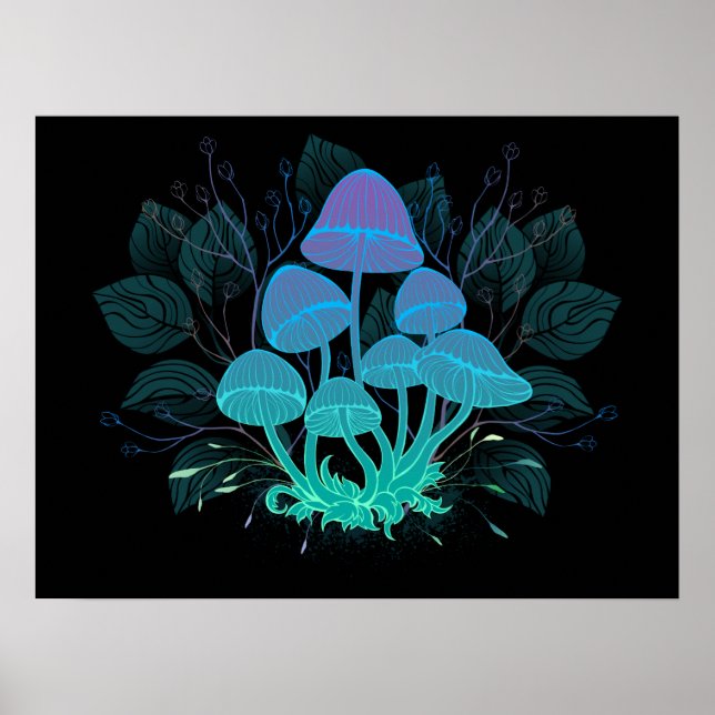 Svamp i buskar poster (Framsidan)