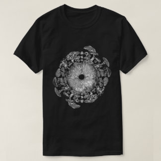 Svamp Iris Sporavtryck Mykologi Konst T-Shirt