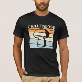 Svamp Jag Kommer Att Hitta Dig Retro Solnedgång Si T Shirt