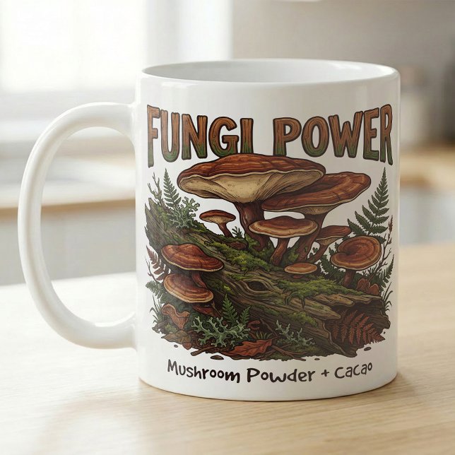 Svamp Kraft Svamp Älskare Te Recept Kaffemugg (Skapare uppladdad)