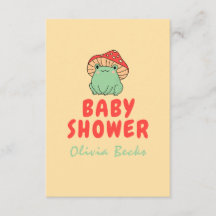 Svamp med groda baby shower