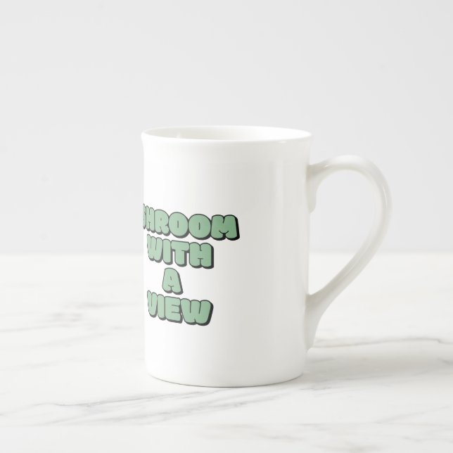 Svamp med utsikt  benporslin mugg (Höger)