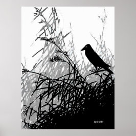 Svamp och fåglar poster