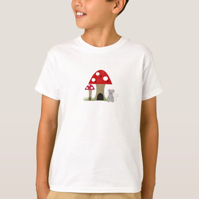 Svamp och Liten Mus Tee Shirt (Framsida)