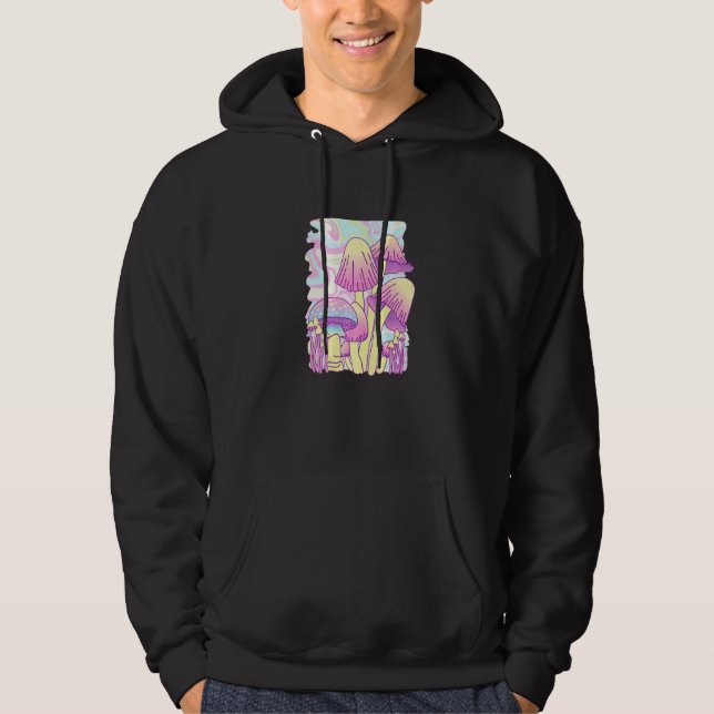 Svamp Psykedelisk Hoodie (Framsida)
