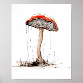 Svamp ritning poster