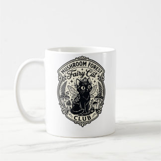 Svamp Skog Älva Katt Rolig Katt Grafik - Svamp Kaffemugg