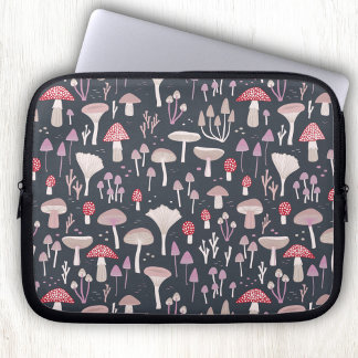 Svamp Toadstool Svampar Laptop Fodral