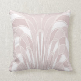 Svampabstrakt - Art Deco - Rosa Kudde
