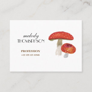 Svampar, Amanita Muscaria Visitkort