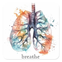 Svampar, andas som en träd i vattenfärg