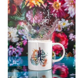 Svampar, andas som ett träd-anpassade kaffemugg