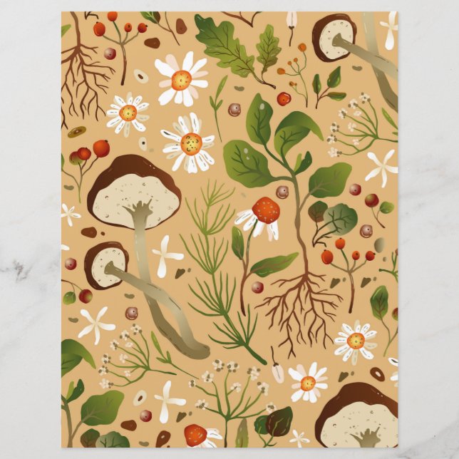 Svampar, Daisy och växt (Framsida)