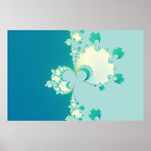 Svampar Fractal Poster (Framsidan)