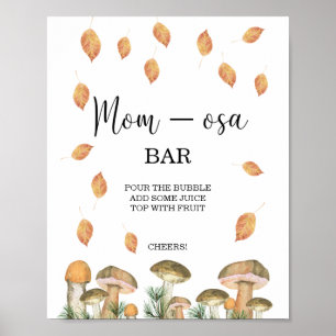 Svampar hösten Mon-osa pub Poster