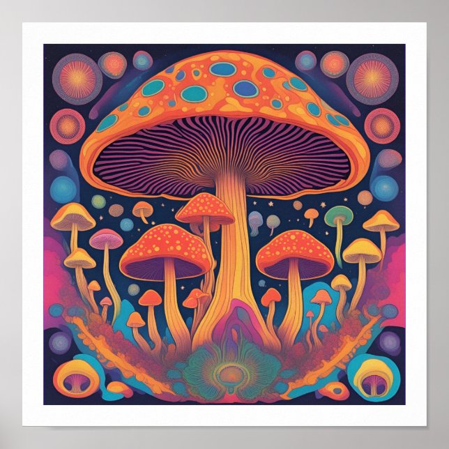 Svampar i rymden poster (Framsidan)
