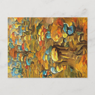 Svampar i vår vykort