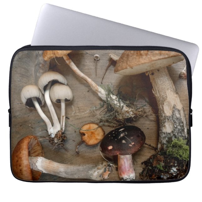 Svampar Kärlek Fungi Laptop Fodral (Framsidan)