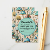 Svampar, kulspruta och babyskor Förkläde Raffle