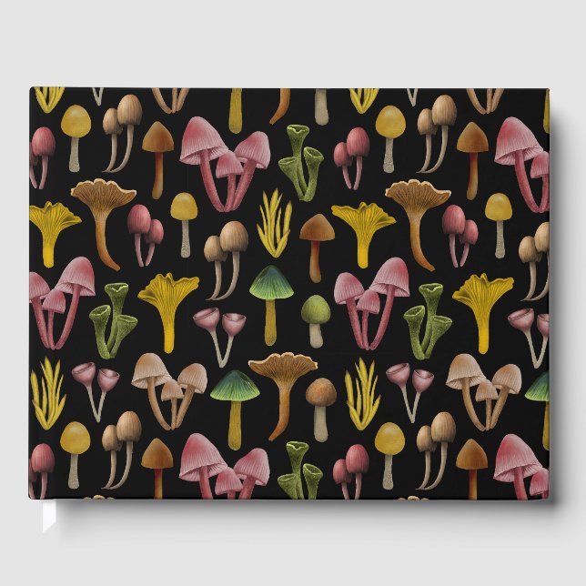 Svampar, lavar och färgade svampar gästböcker (Framsida)