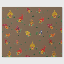 Svampar med Papper innerprojektionsyta Presentpapper