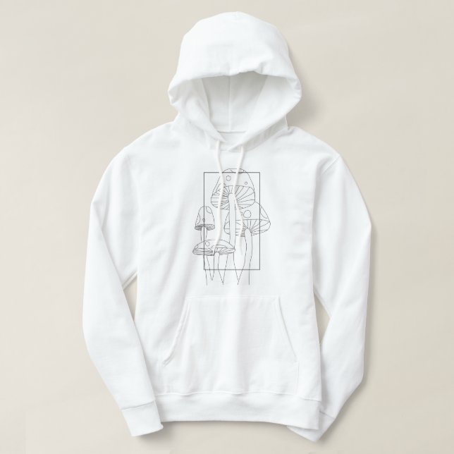 Svampar Mind Hoodie Ram Sötskjorta (Design framsida)