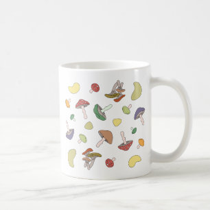 Svampar Mönster Kaffemugg