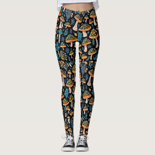Svampar Mönster Leggings